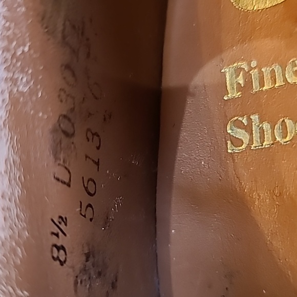 Vintage Men's Dack's Leather Dress Shoes sz 8.5 - Picture 6 of 6